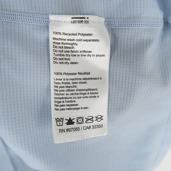 Outdoor Research Echo T Shirt Women Medium Blue Lightweight Hiking Trail Running - Picture 7 of 8